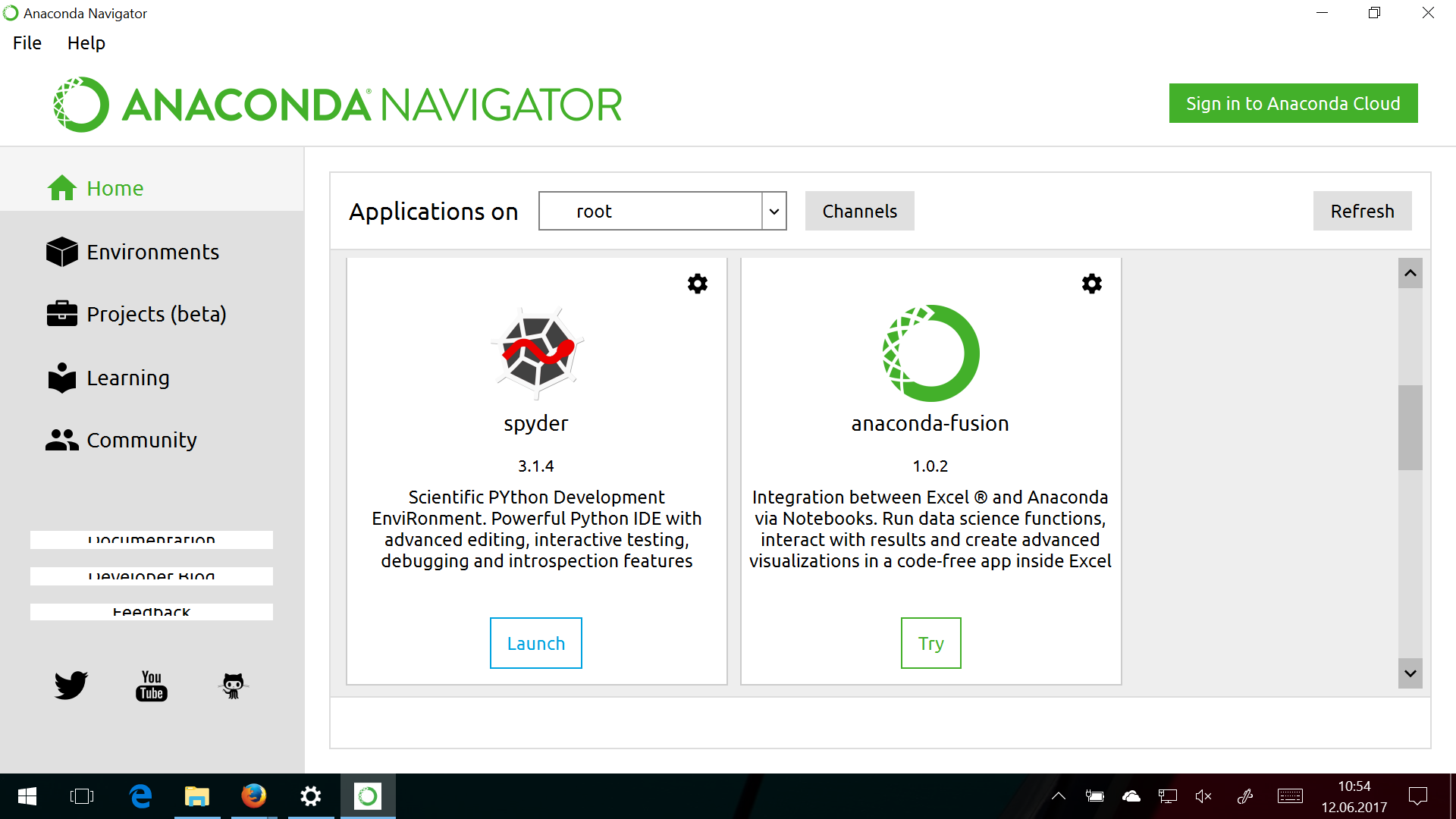 Anaconda Navigator